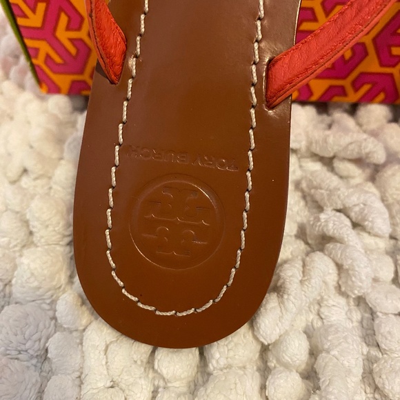 Tory Burch Terra Thong Flip Flop Sandals Size 5 - Picture 7 of 13